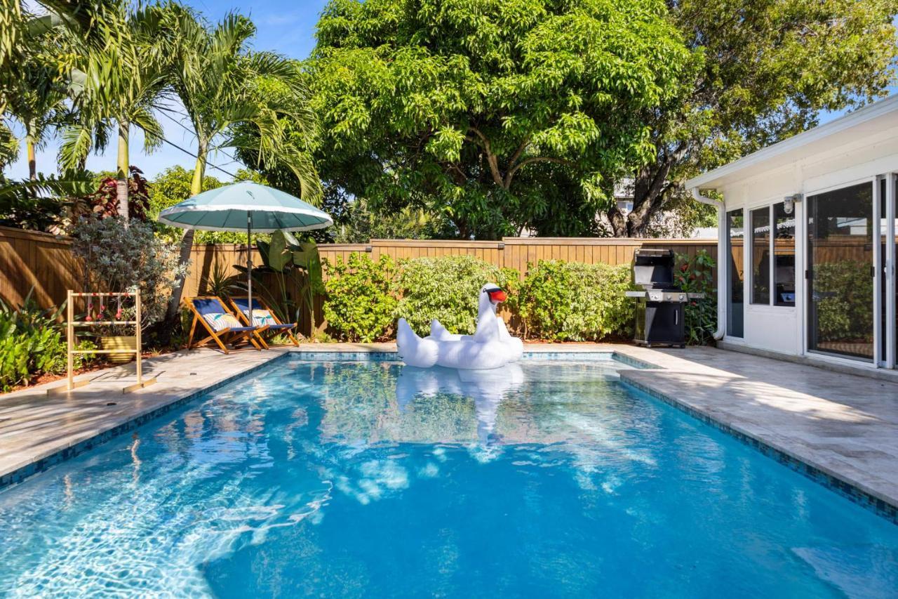 Casa Limon - Private Heated Pool Prime Location & Parking Villa Fort Lauderdale Eksteriør billede