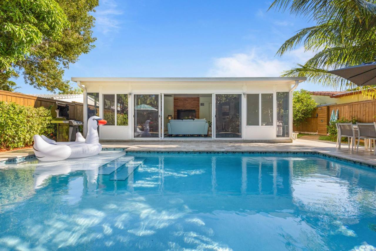 Casa Limon - Private Heated Pool Prime Location & Parking Villa Fort Lauderdale Eksteriør billede